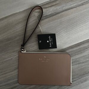 Kate Spade Light Beige Wristlet